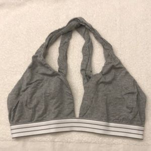 Lively Cross Back Bralette Heather Gray Size Medium